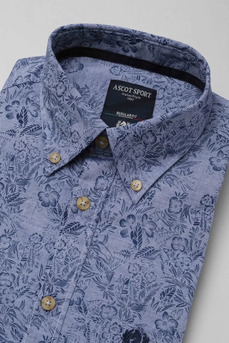 Camicia in cotone stampato