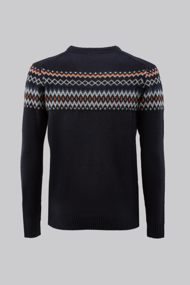 Maglia girocollo motivo “Norway”