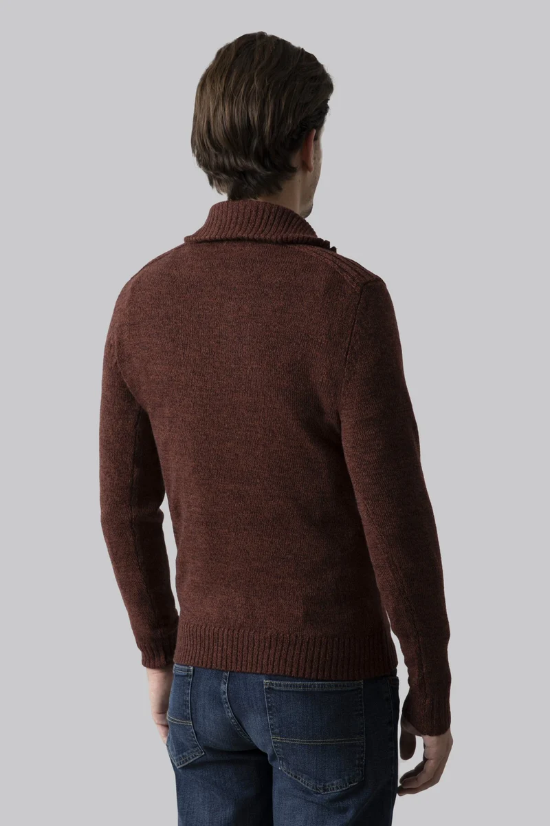 Pullover mezza zip