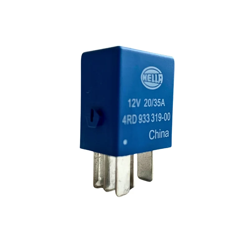 Micro relè di commutazione Hella 12V 5 pin con resistenza / 35A