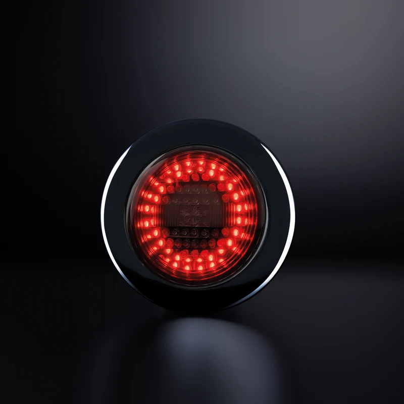 Strands Dark Knight IZE luce stop, posteriore e indicatore rotonda