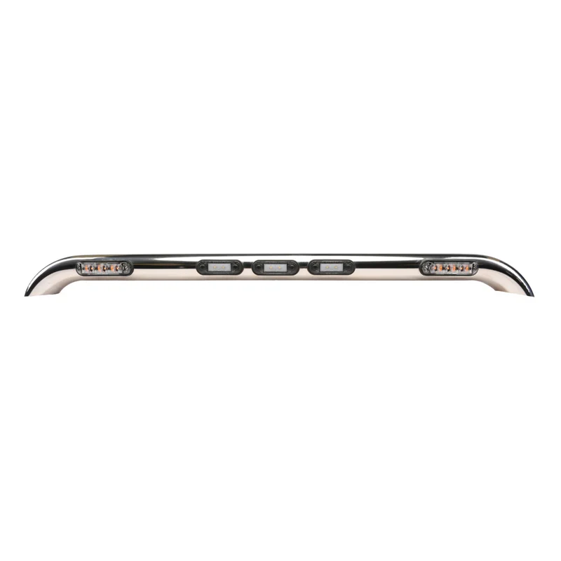 Barra portatutto in acciaio inox con 3 luci di posizione a LED e 2 luci stroboscopiche *PREZZO SPECIALE*