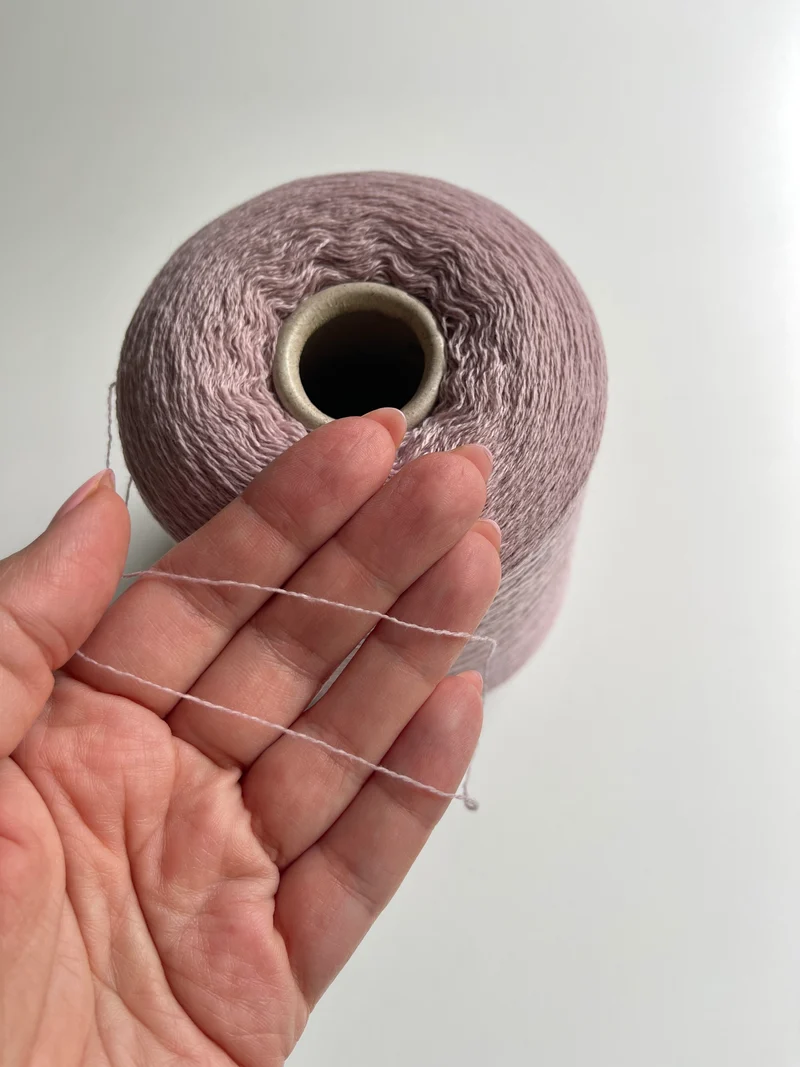 Miscela di cashmere italiano rosa antico