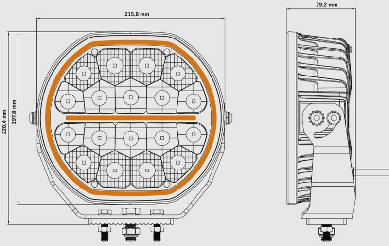 Luce di guida a LED Strands Big Energy 2.0 / 9"