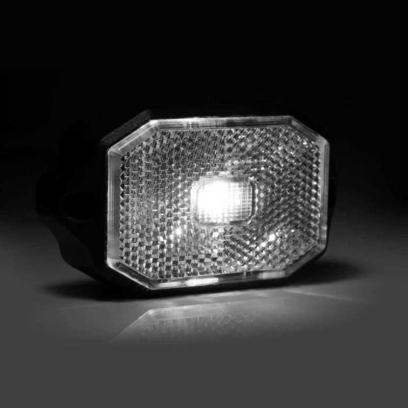 Fristom FT-069 Indicatore luminoso a LED bianco con riflettore / staffa piatta