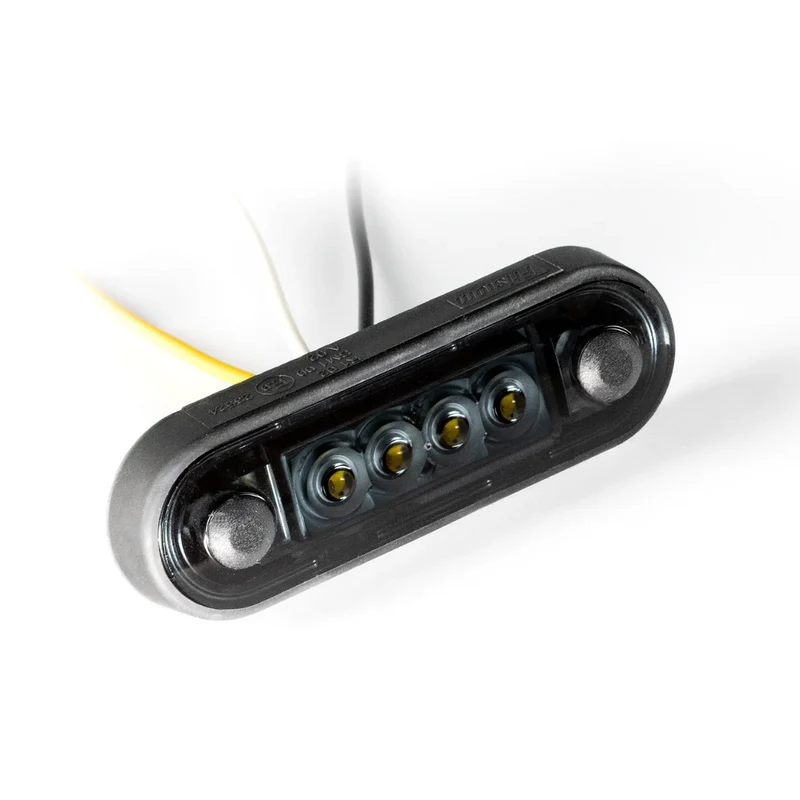 Indicatore luminoso a LED Fristom FT-073 BZ - Doppio colore ambra/bianco