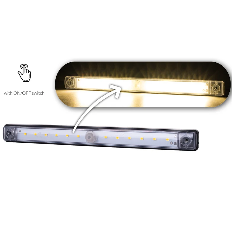 Striscia LED per interni 4000K con interruttore