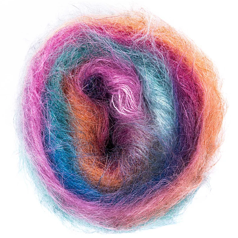 rico super ragazzo mohair ama la stampa di seta