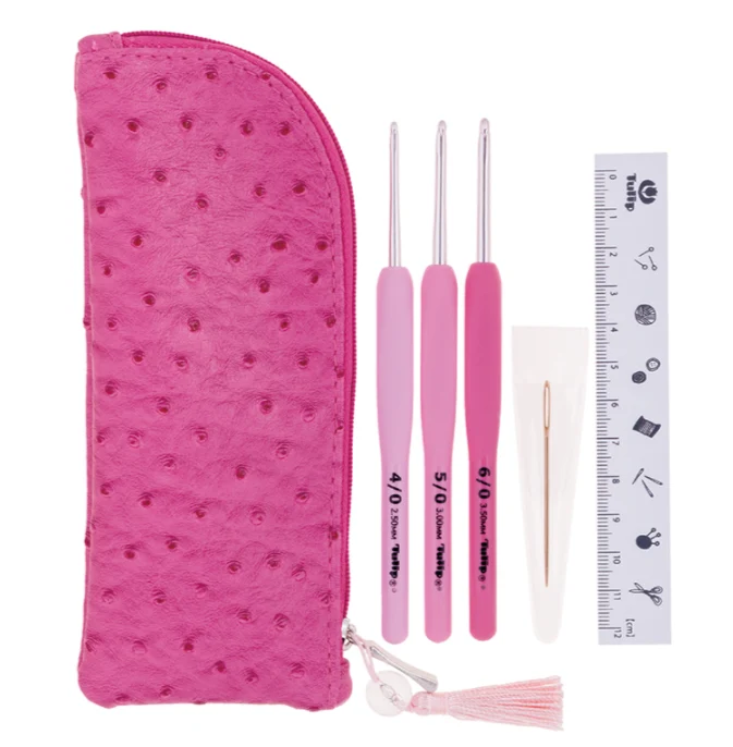 tulip Set uncinetto etimo rose
