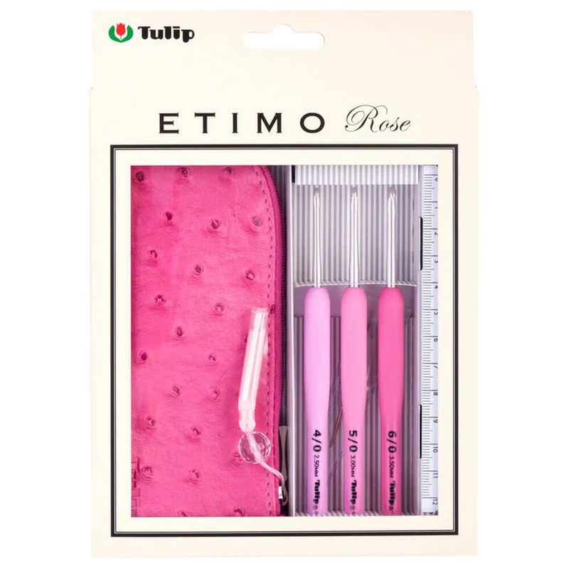 tulip Set uncinetto etimo rose