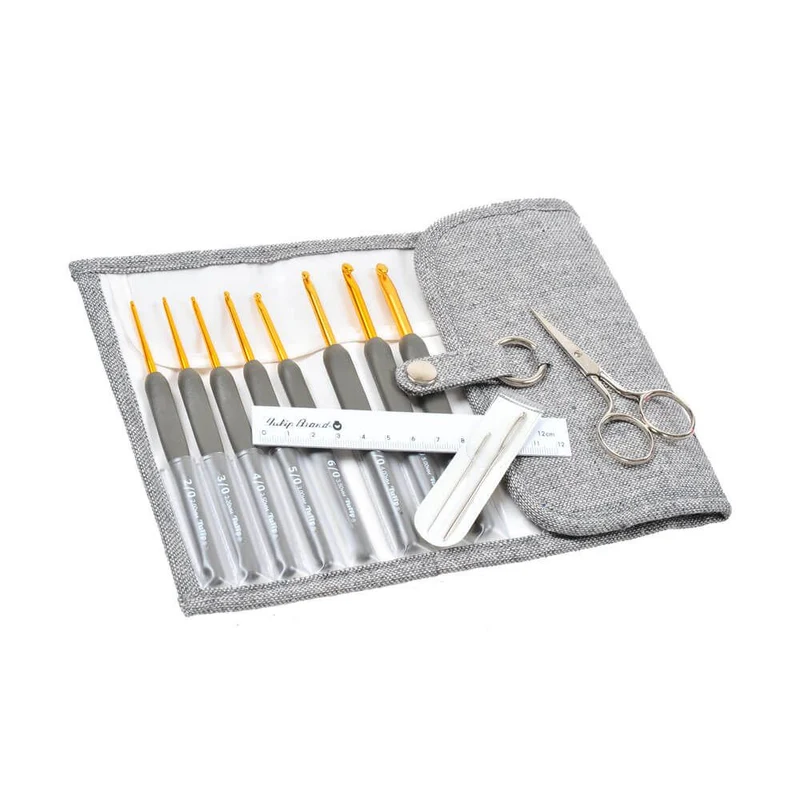 tulip etimo reale silver set all'uncinetto
