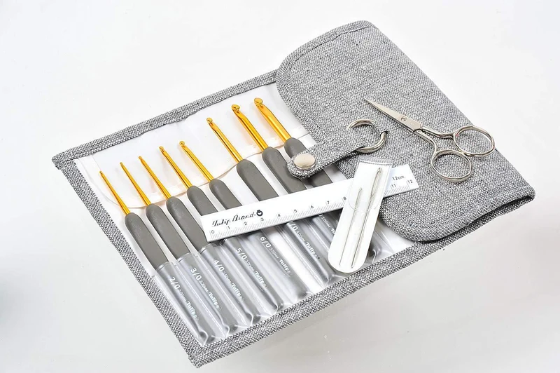 tulip etimo reale silver set all'uncinetto