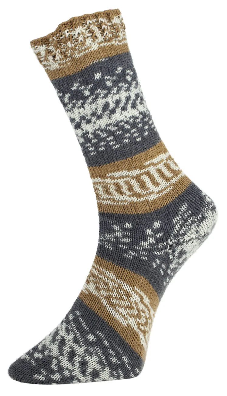 pro lana golden socks fjord