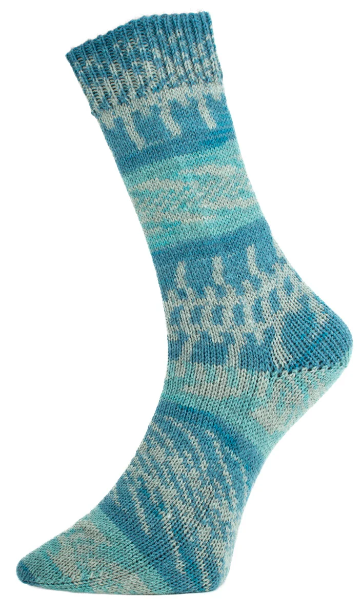 pro lana golden socks fjord