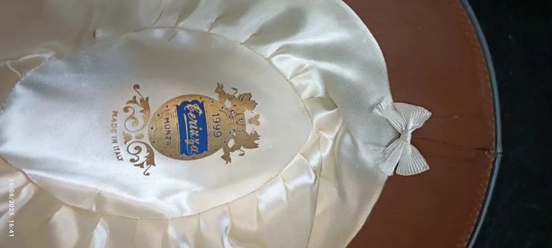Elegante cappello della Ditta Cerizza Monza, nero, taglia 58. 250 g.