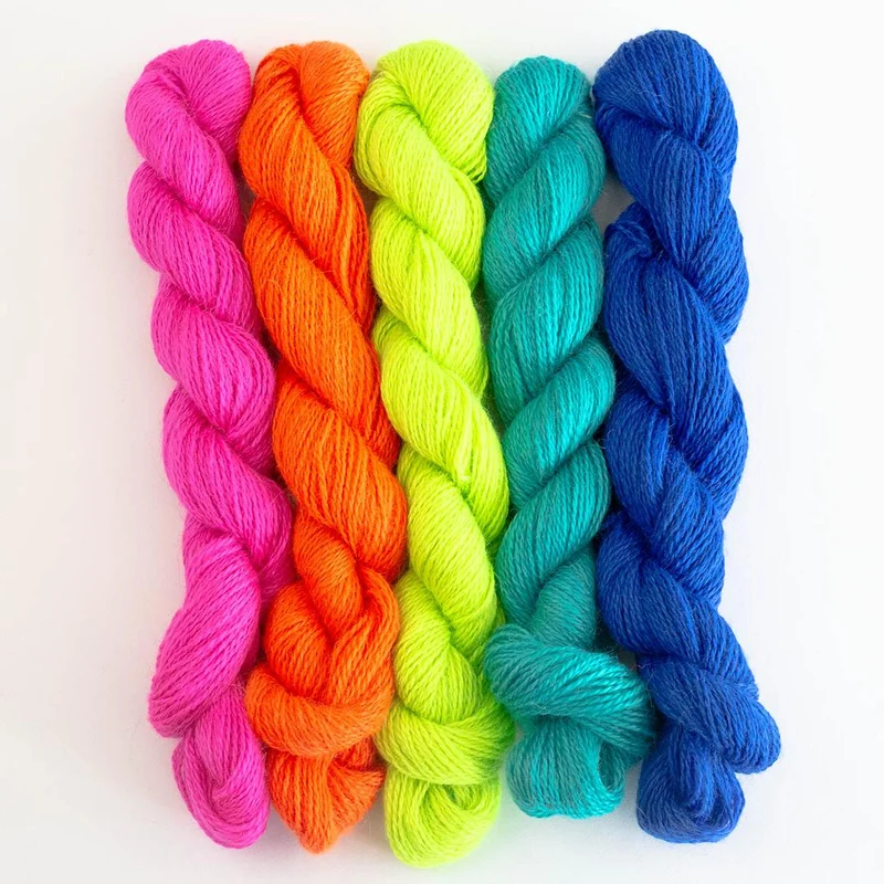 Babyalpaca 10/2 Set 125g Tonalità shocking