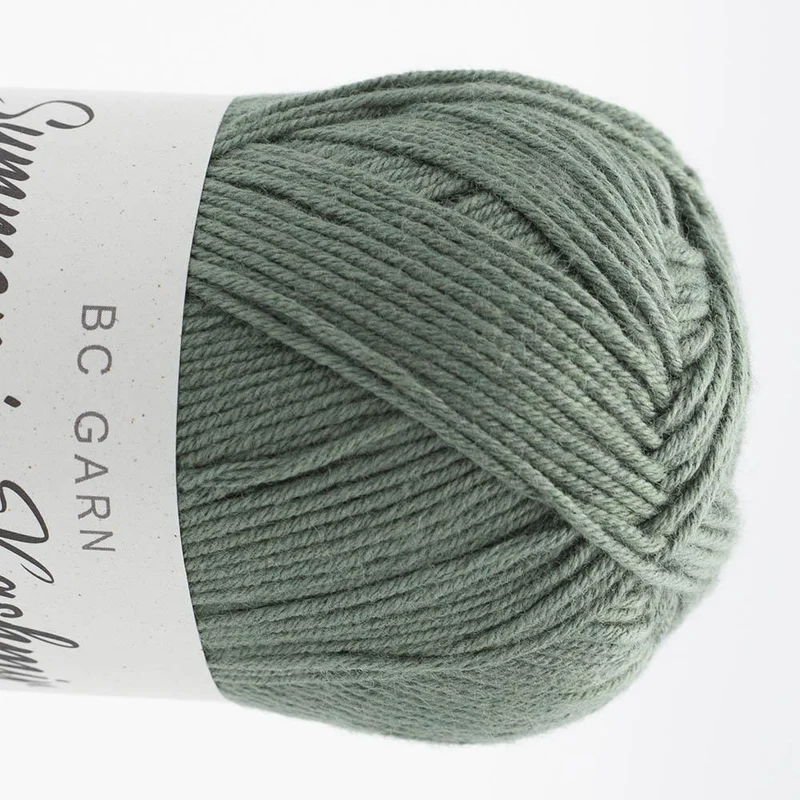 Summer in Kashmir GOTS 22 Grigio verdastro