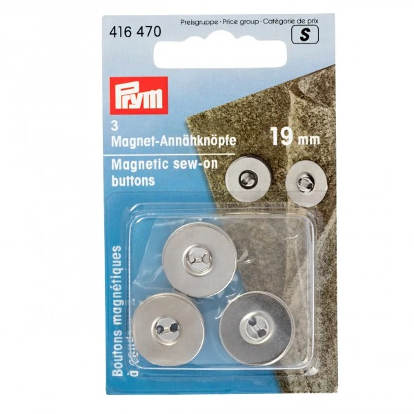 bottoni magnetici da cucire