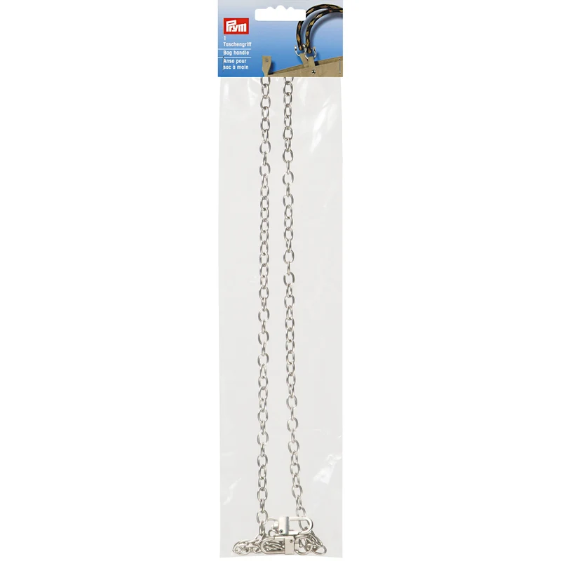 prym viktoria maniglia per borsa ad anello, silver