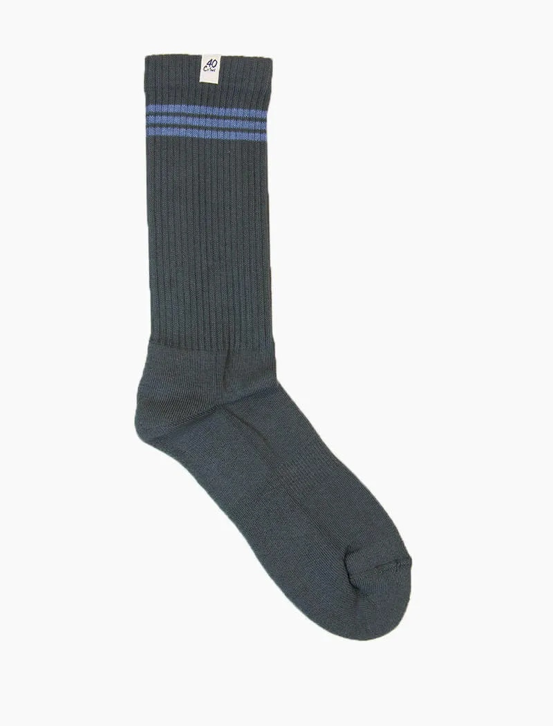 Grey Vintage Sport Organic Cotton Socks