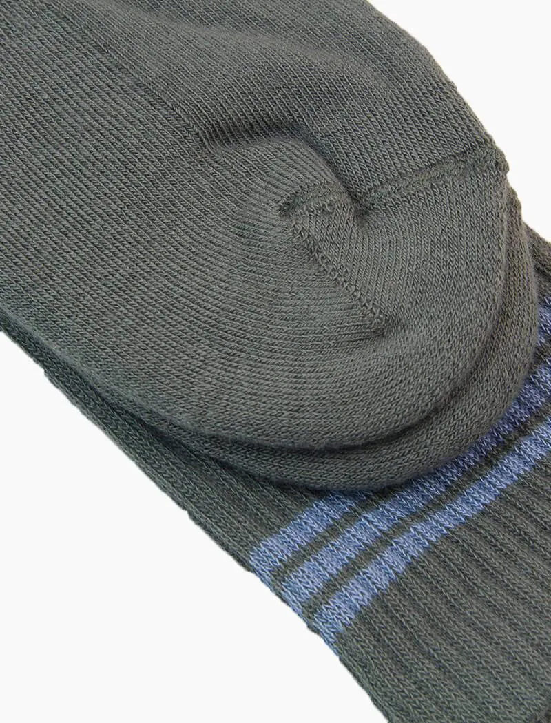 Grey Vintage Sport Organic Cotton Socks