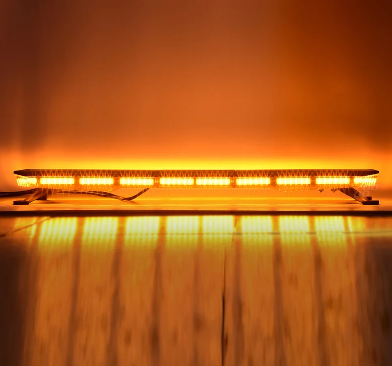 Barra luminosa per tetto con lampeggiante di emergenza a LED / 46 pollici / 1170 mm