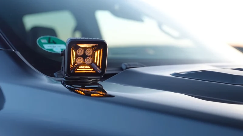 Fili Dark Knight Fortex Luce da lavoro / Ambra