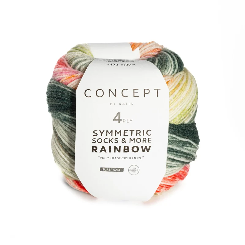Calzini arcobaleno simmetrici Concept & More 52