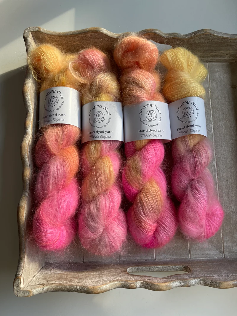 Eleganza Mohair: Limonata Rosa