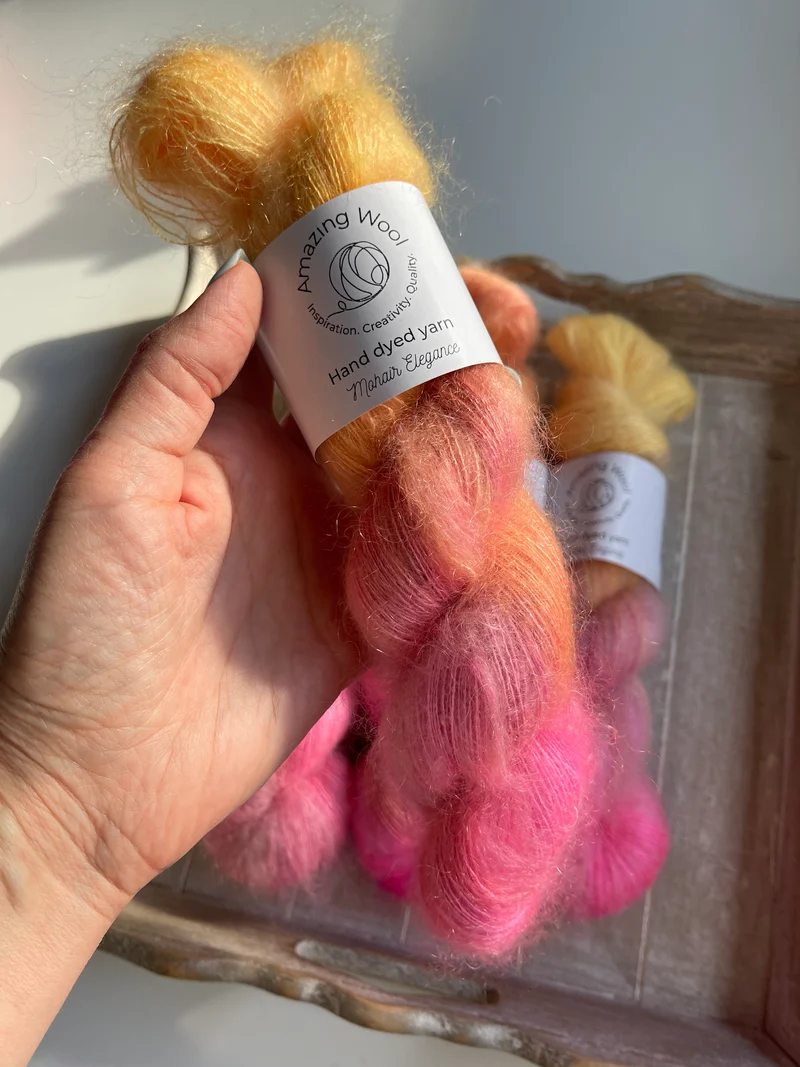 Eleganza Mohair: Limonata Rosa