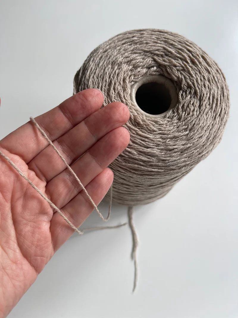 Miscela di cashmere italiano beige