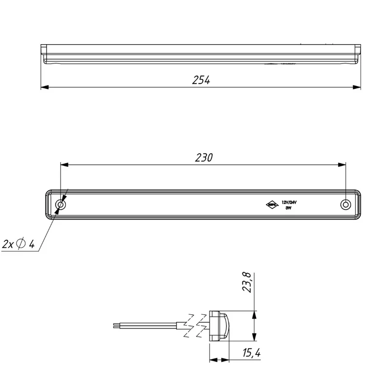 Striscia LED per interni 4000K