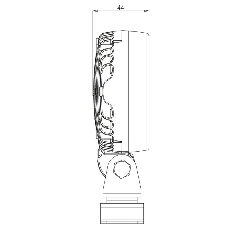 Lampada da lavoro a LED ovale WAS W165 / 2000 lumen