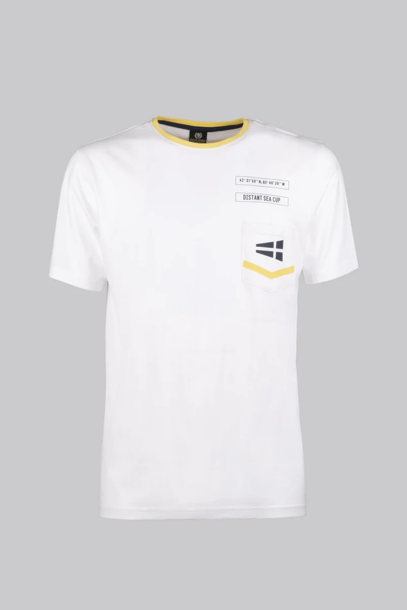 T-Shirt grafica e taschino