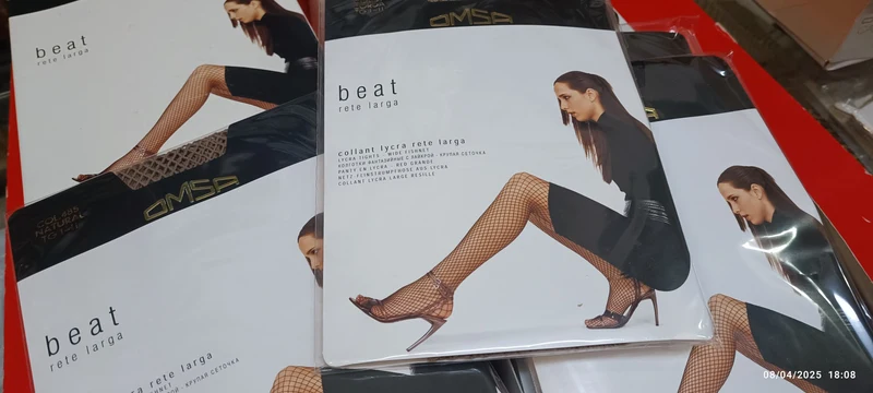 Collant Beat OMSA lycra a rete larga, 80g.