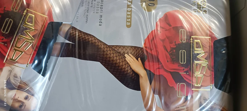 Pantacapri moda OMSA, vita bassa, 30 den, 80g.