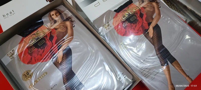 Pantacapri moda OMSA, vita bassa, 30 den, 80g.