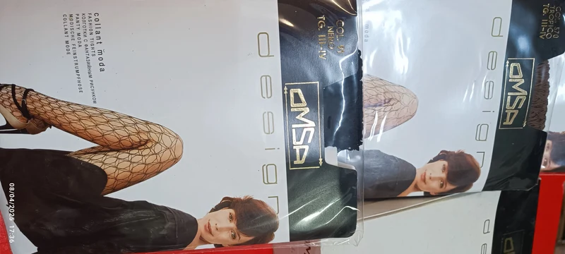 Collant Design OMSA Fashion Tights a rete larga. 80 g.
