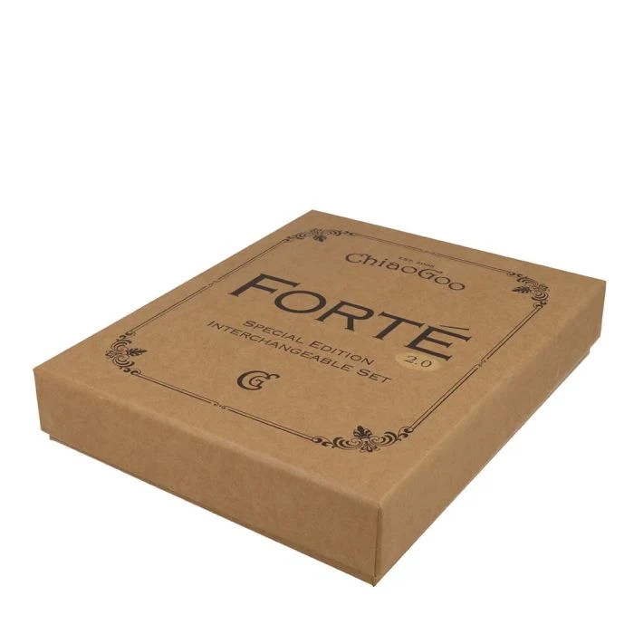 ChiaoGoo Set di punte per ferri da maglia intercambiabili Forte 2.0