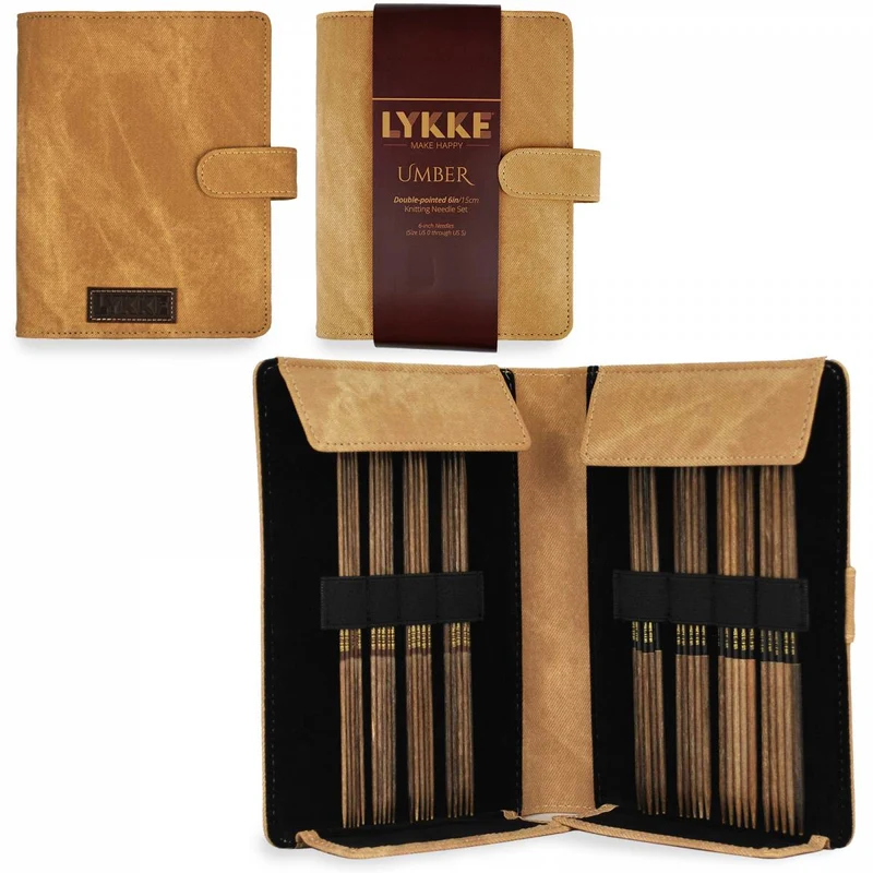lykke set di aghi DP 15 cm 8 misure (6 pollici USA 0-5)