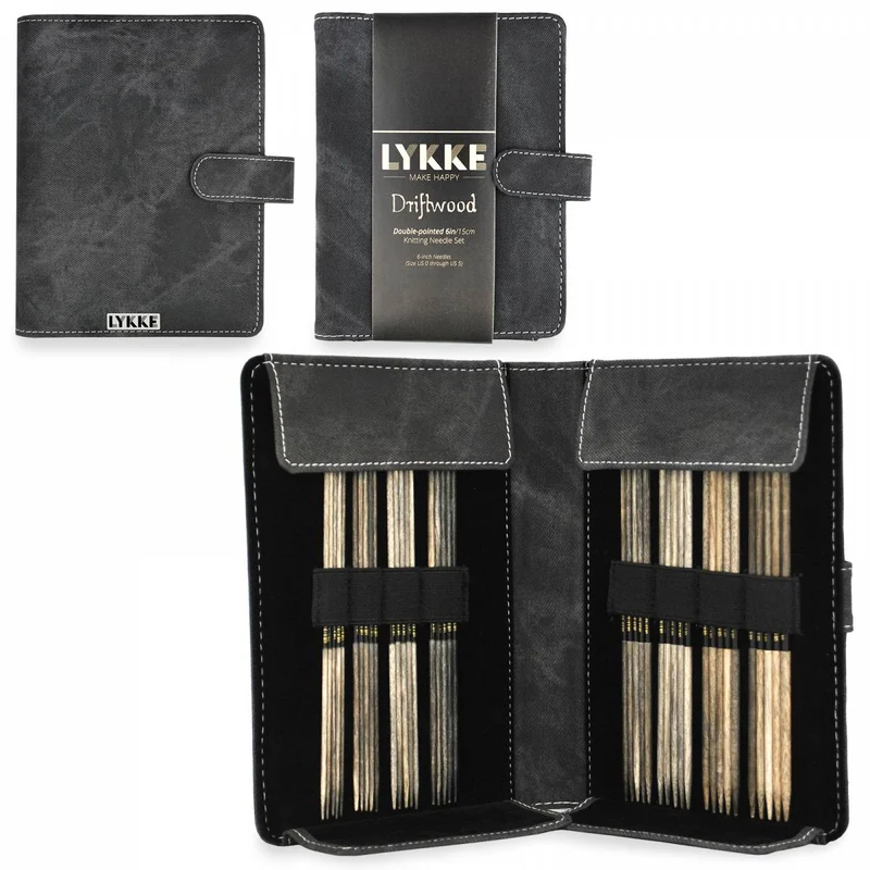 lykke set di aghi DP 15 cm 8 misure (6 pollici USA 0-5)