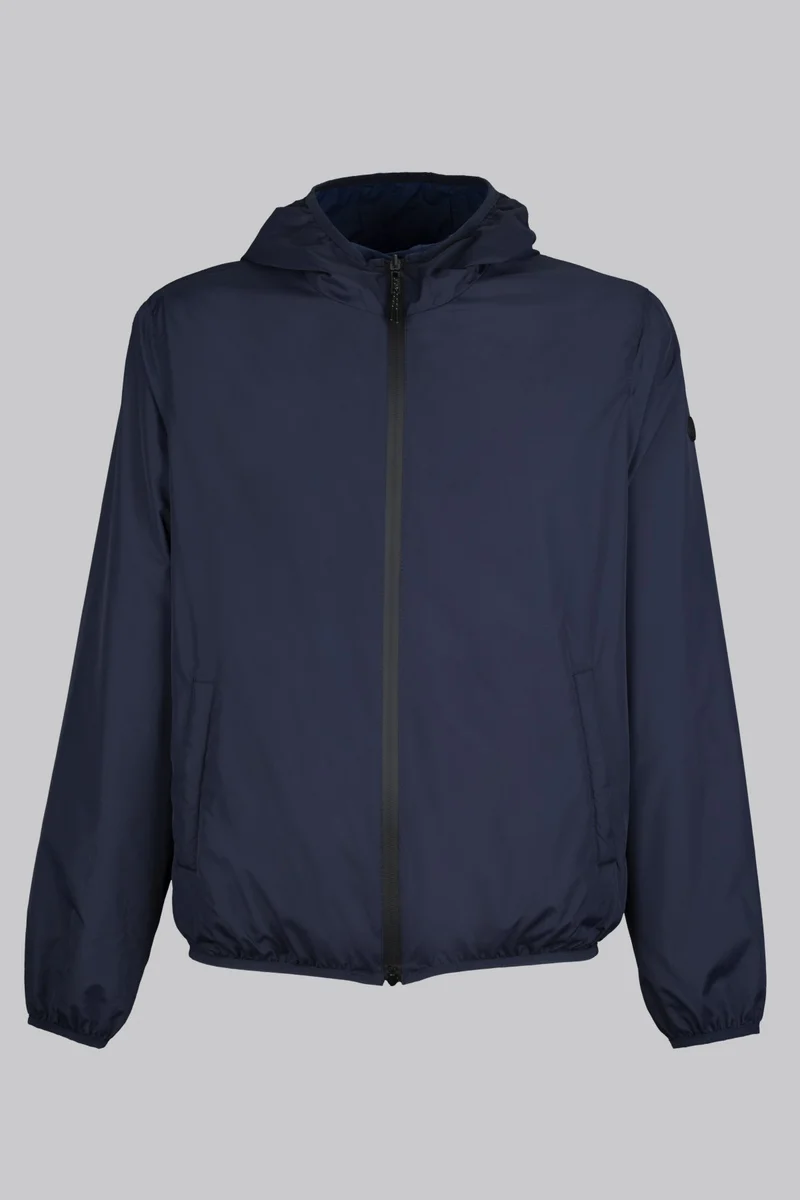 Giubbino reversibile con cappuccio