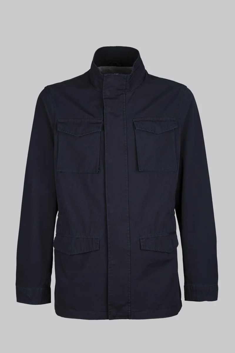 Field jacket in cotone