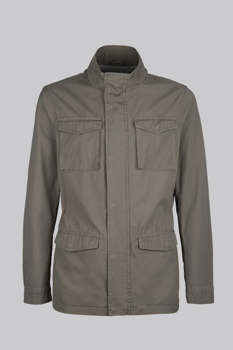 Field jacket in cotone