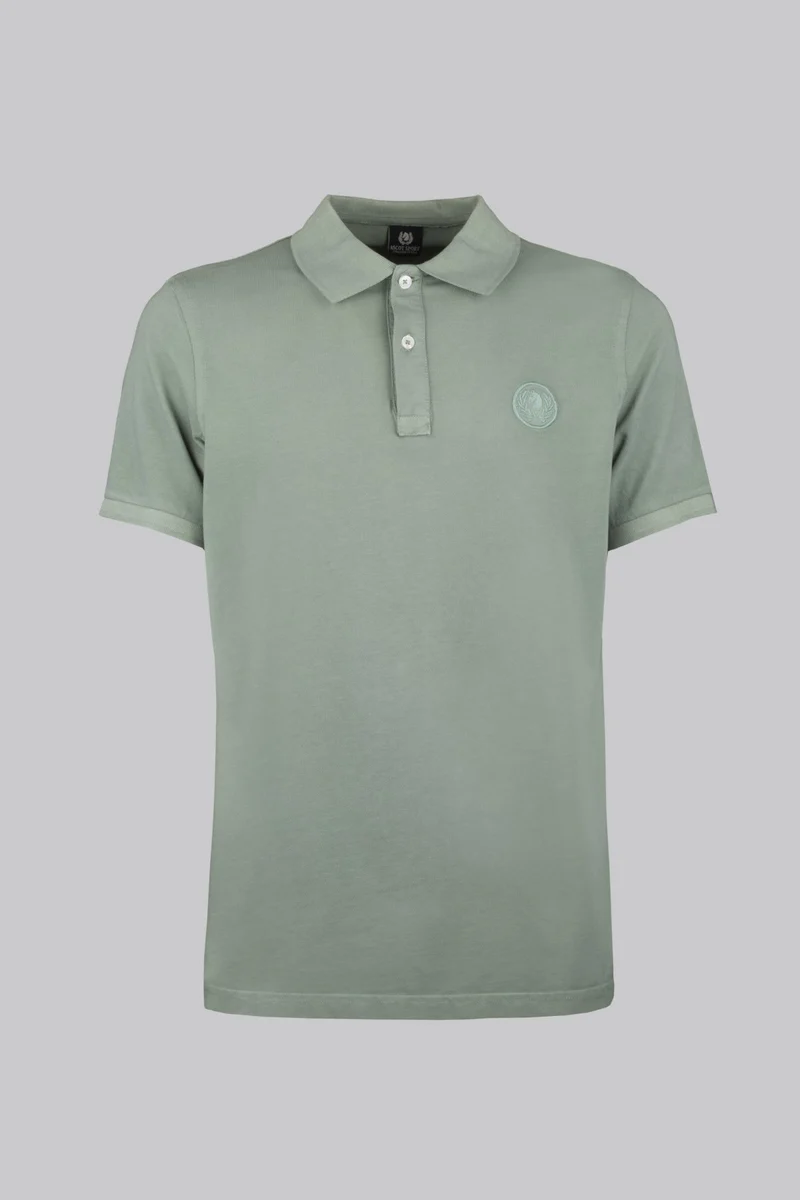 Polo in cotone tinto capo