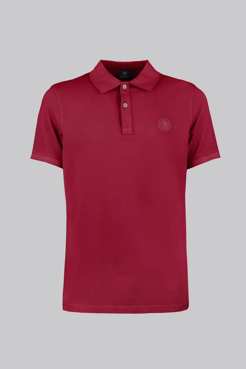 Polo in cotone tinto capo