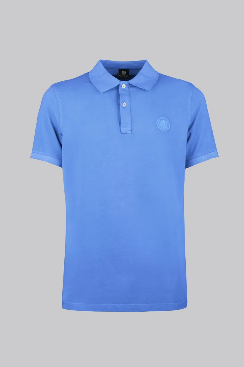 Polo in cotone tinto capo