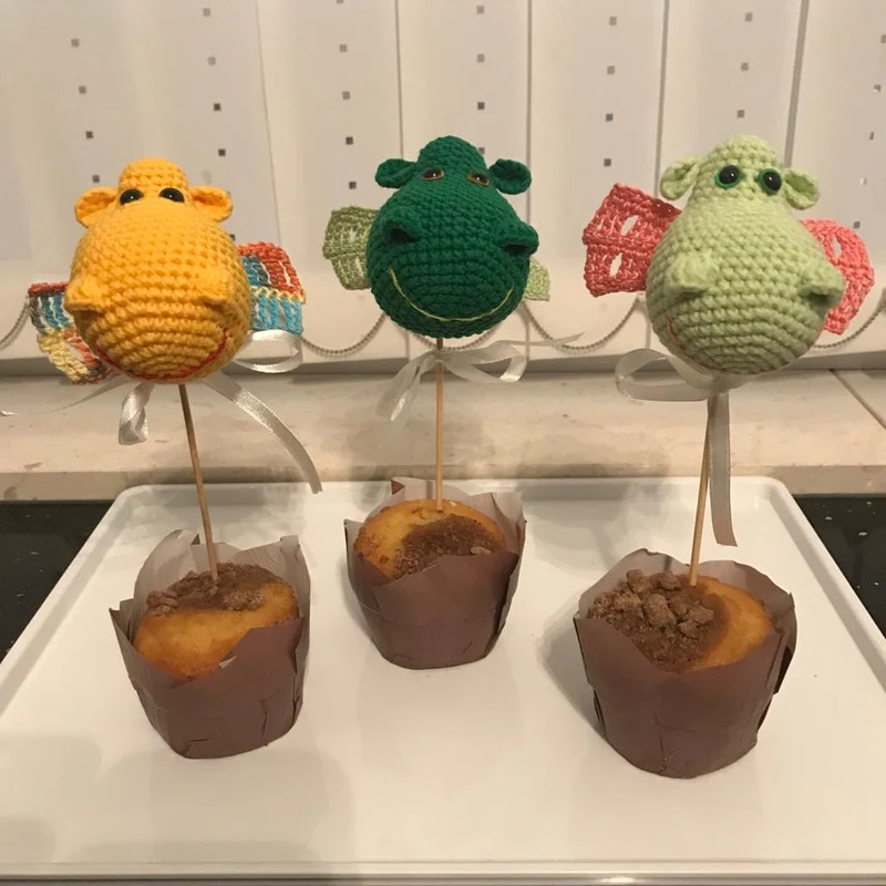 Amigurumi Drago Giocattolo schema all'uncinetto gratuito