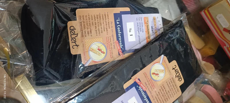 Due paia di calze lunghe, cotone caldo La confortevole De Bert, taglia 39/41. 180 g.