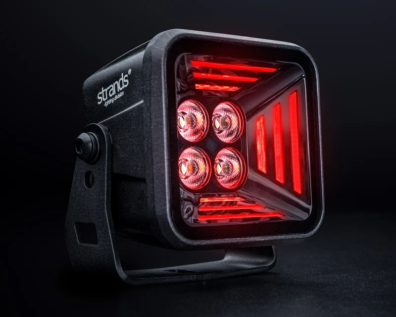 Fili Dark Knight Fortex Luce da lavoro / Rosso